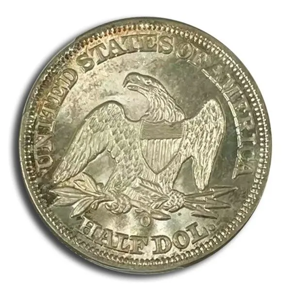 コレクション 1854-O Seated Liberty Half Dollar 1854-O Liberty Seated Silver Half Dollar, SS Republic