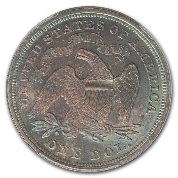 1871 (None) Phil Liberty Seated Dollar Value - APMEX
