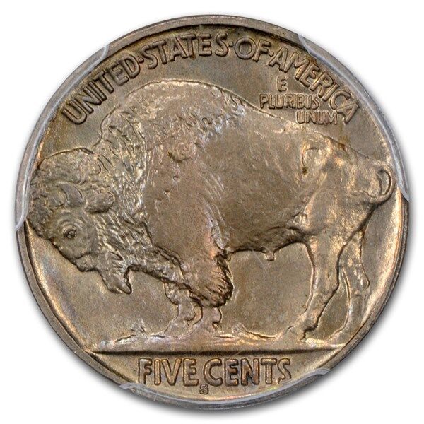 バッファロー5セント　希少年号　1915-S 1915 S Buffalo Nickel Value - APMEX