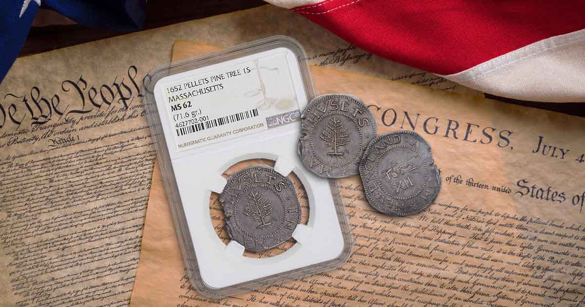 Massachusetts Silver Coinage of 1652 - APMEX