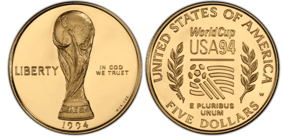 1994 World Cup Tournament Commemorative Coins - APMEX