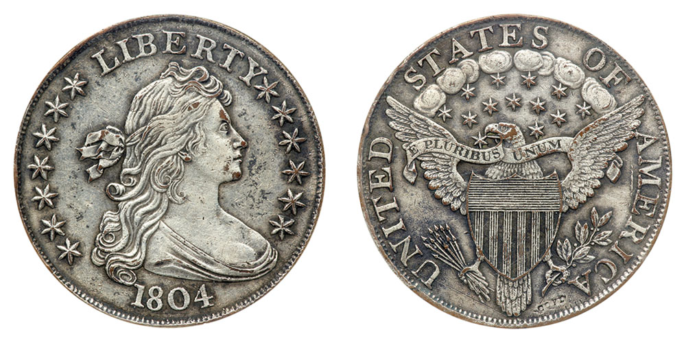 1804 draped bust Silver dollar