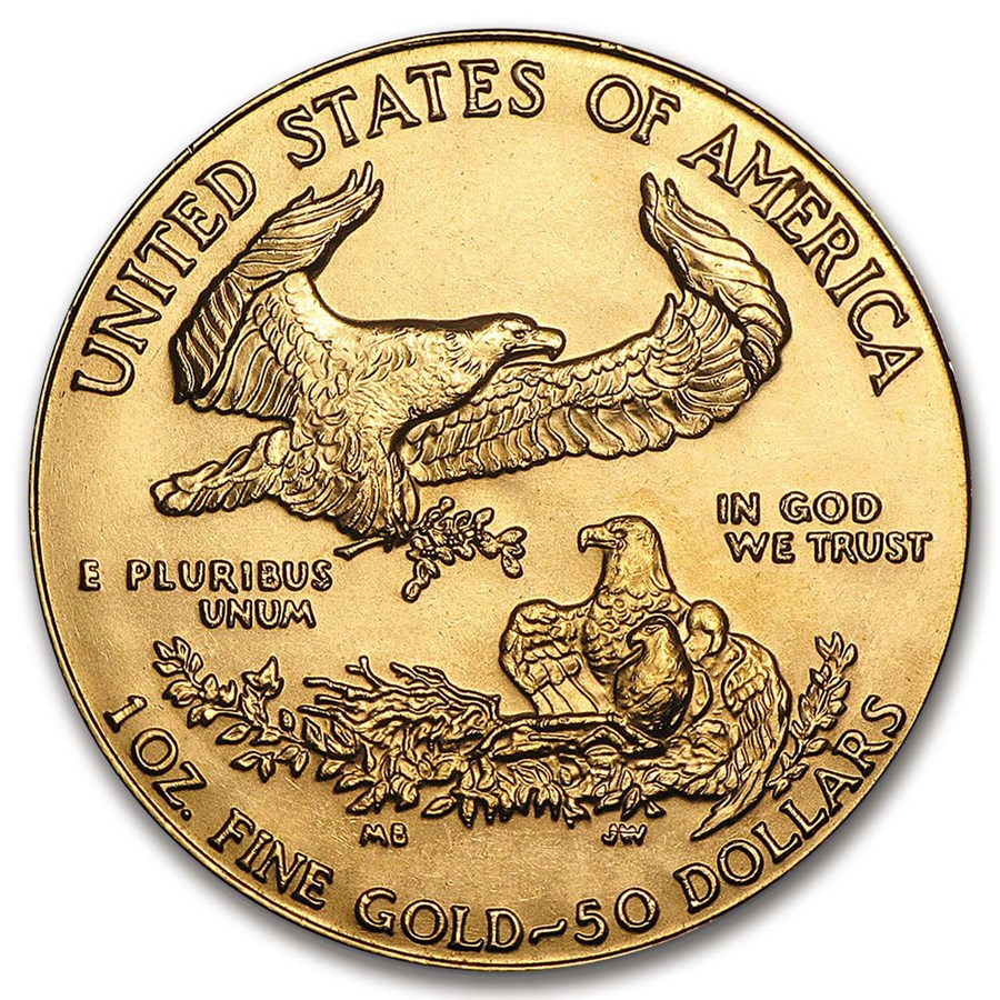 1986 1 oz American Gold Eagle BU Rev