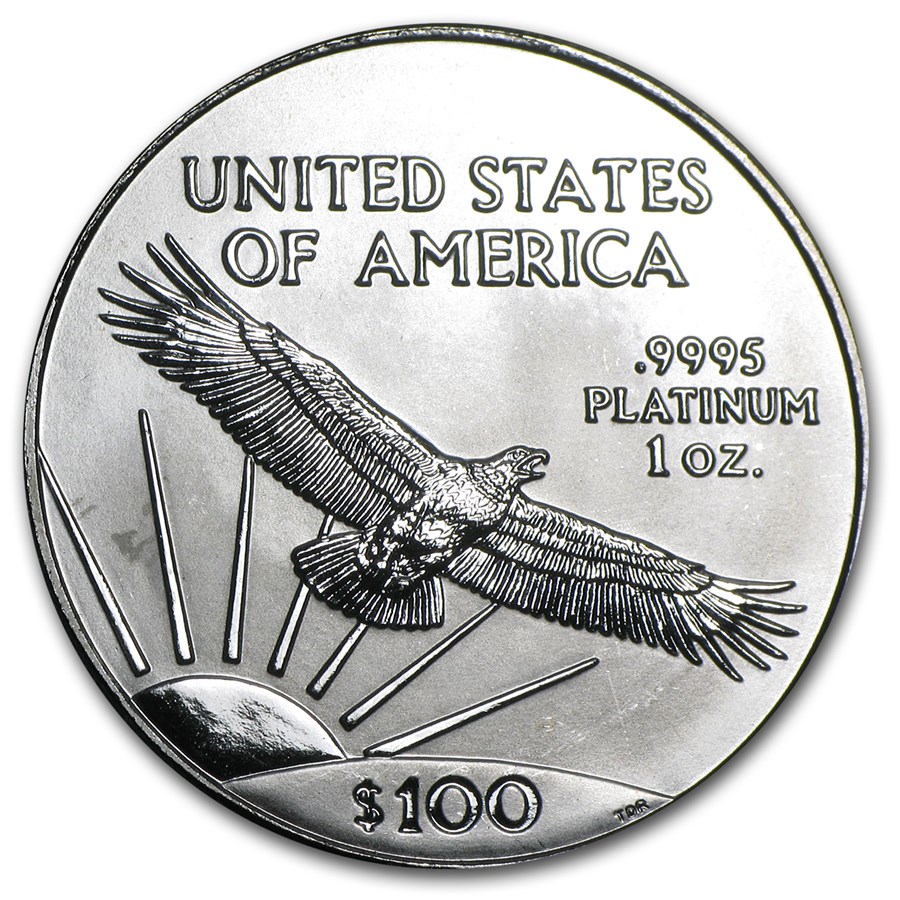 1997 1 oz American Platinum Eagle BU Rev