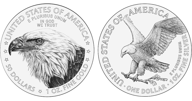 U.S. Mint Unveils New American Eagle Reverse Designs