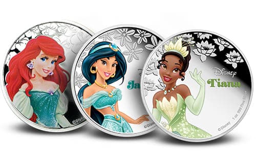 A series of Disney's famous princesses