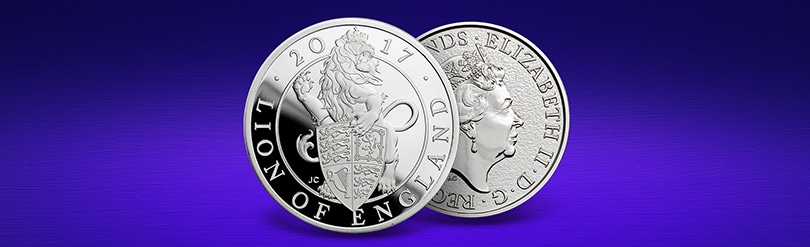 Platinum Queen's Beasts coin