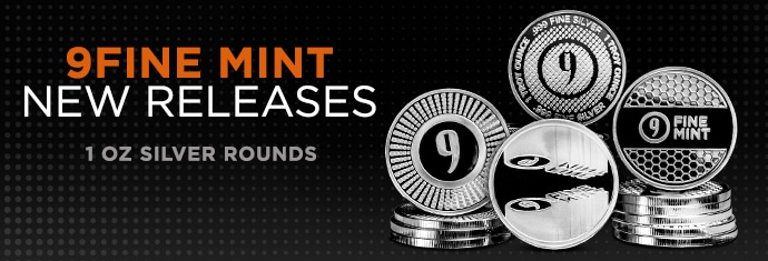 9Fine Mint New Releases - 1 oz Silver round
