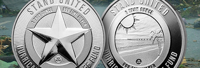 Red Cross Hurricane Relief Silver Rounds