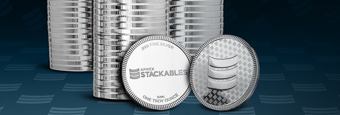 APMEX Stackable Silver Rounds