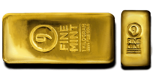 9Fine Cast-Poured Gold Bars