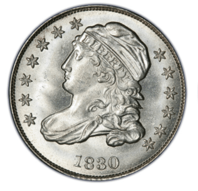 Capped Bust Obverse 1830