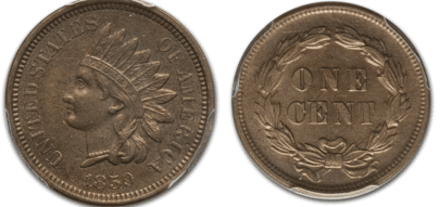 1859 Indian Head Cent : A Collector's Guide