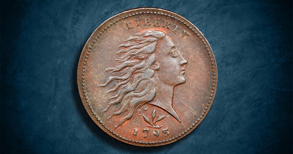 Flowing Hair Large Cent - 1793 Chain - APMEX