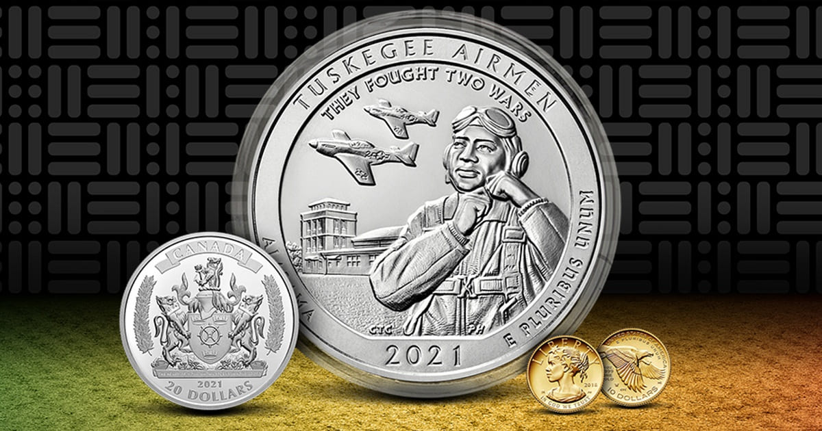 Featuring coins to celebrate Black History Month.