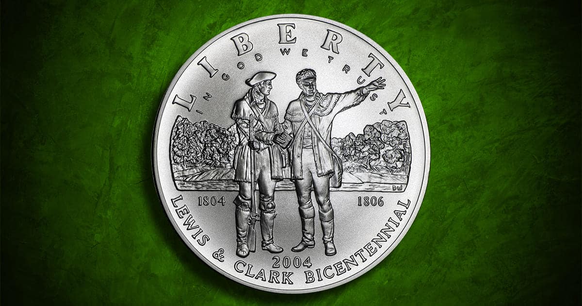 Coin Type - 2004 Lewis and Clark Bicentennial commemorative coin.