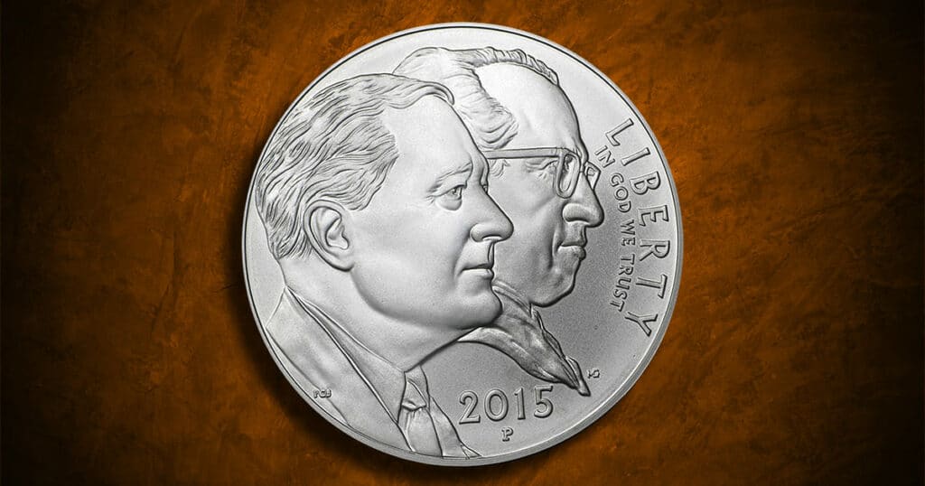 Coin Type - 2015 March of Dimes 75th Anniversary commemorative coin.