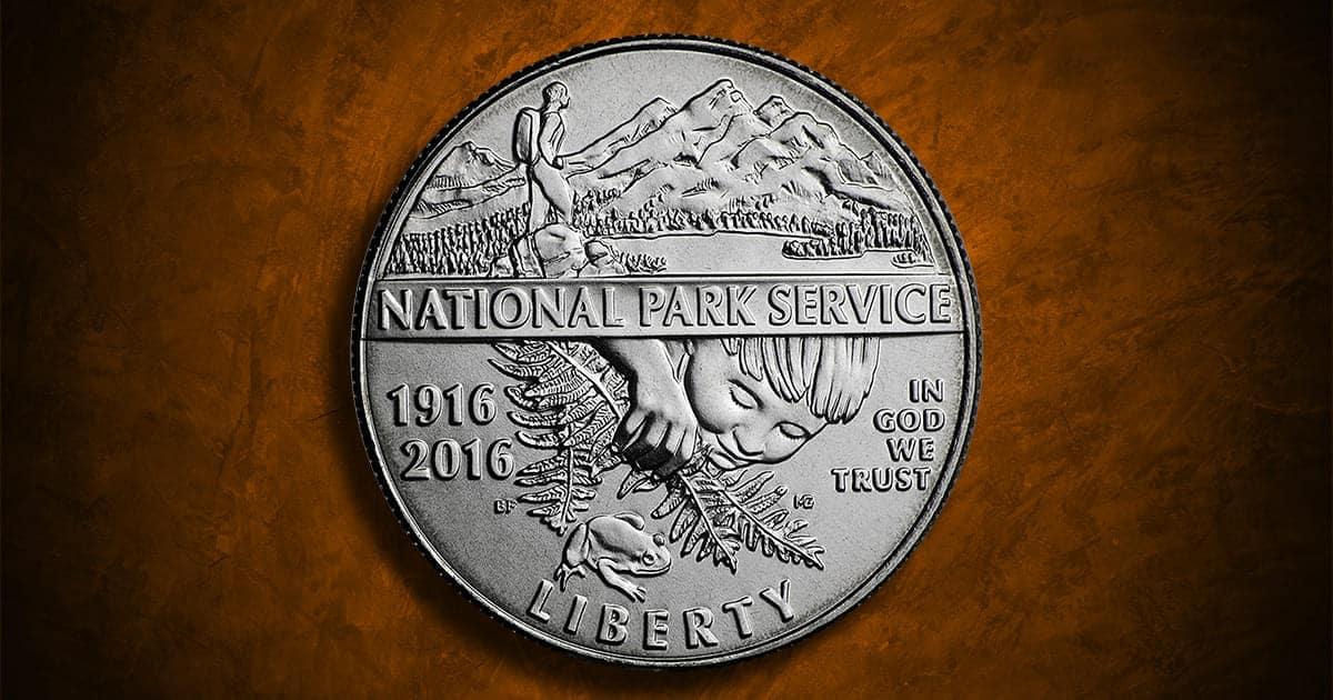 Coin Type - 2016 National Park Service 100th Anniversary commemorative coin.