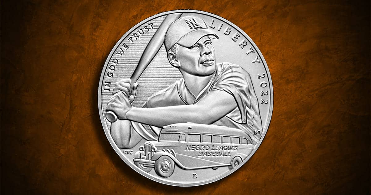 Coin Type - 2022 Negro Leagues Baseball commemorative coin.