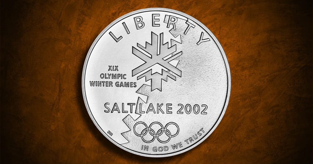 Coin Type - 2002 Salt Lake City Winter Olympics commemorative coin.