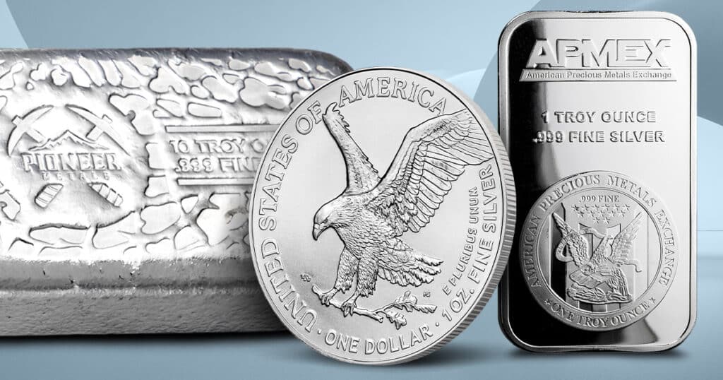 Silver Coins and Bars