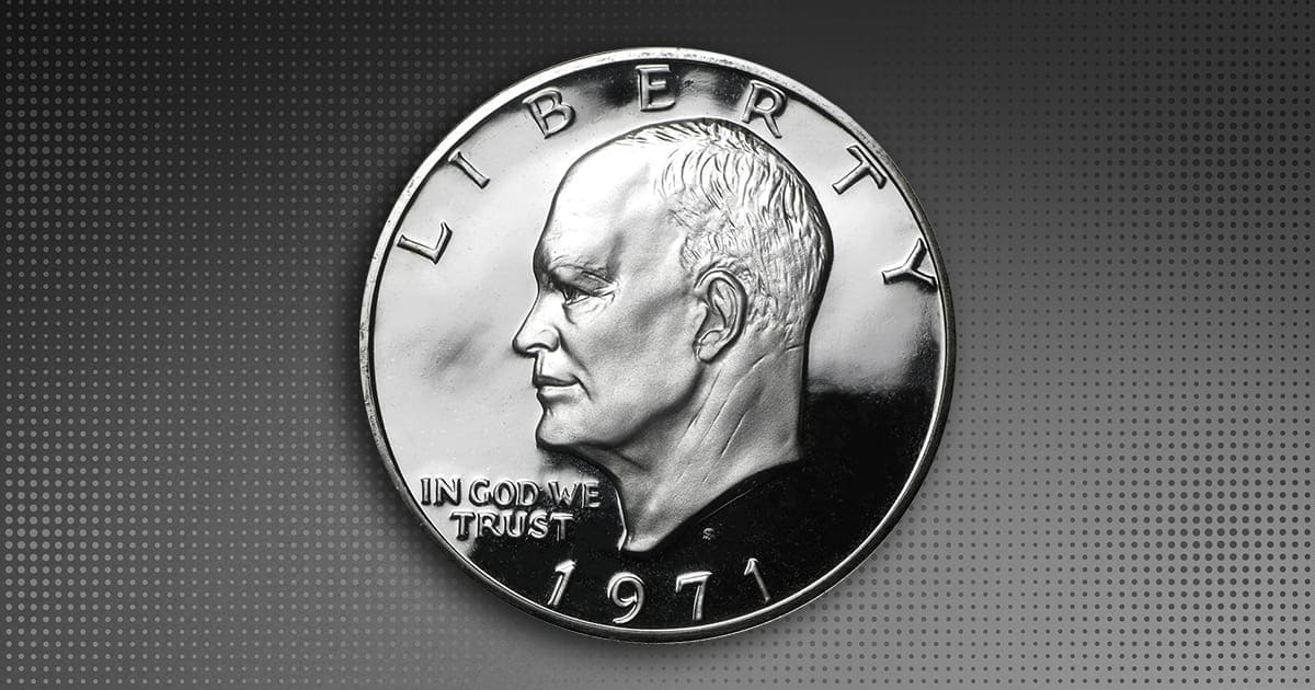 Is the Eisenhower Dollar 40 Silver or Silver Clad APMEX