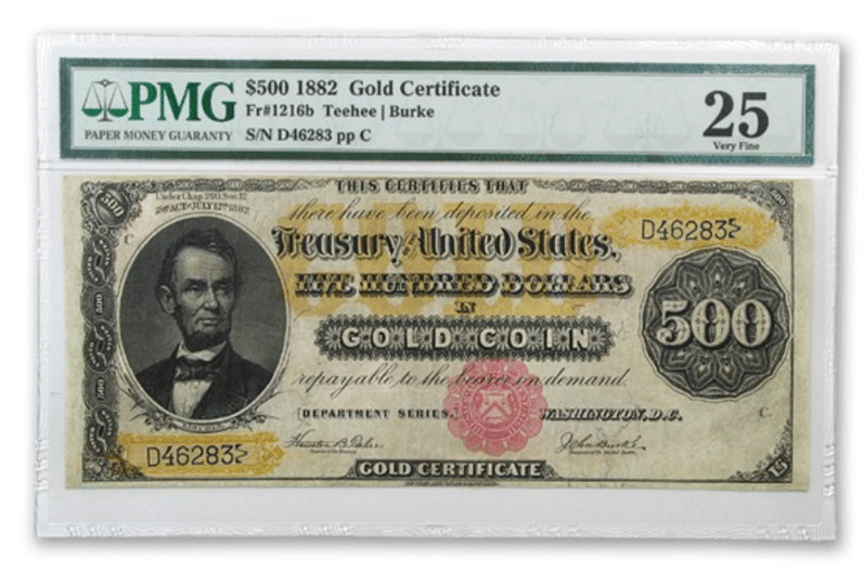 Large Bills in U.S. Currency - APMEX