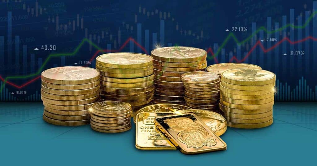 Image featuring gold bullion.