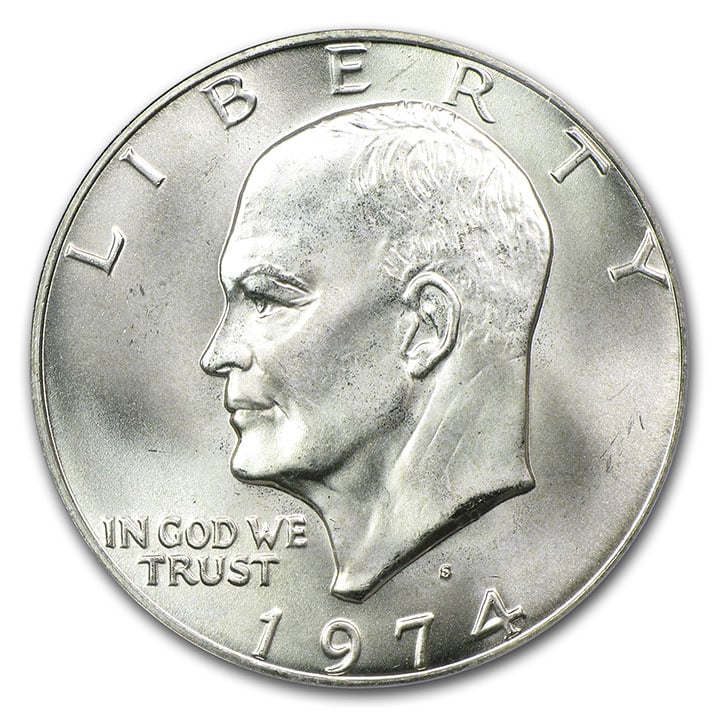 eisenhower dollar obverse