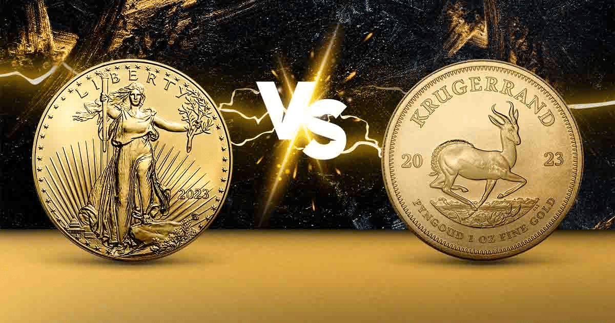 Gold American Eagle vs. Krugerrand