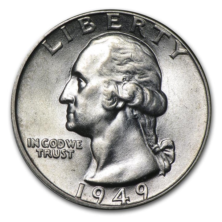 washington quarter obverse