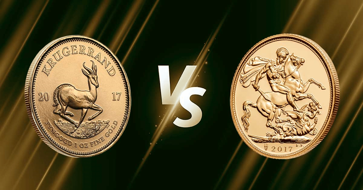 Gold Krugerrands vs Gold Sovereigns