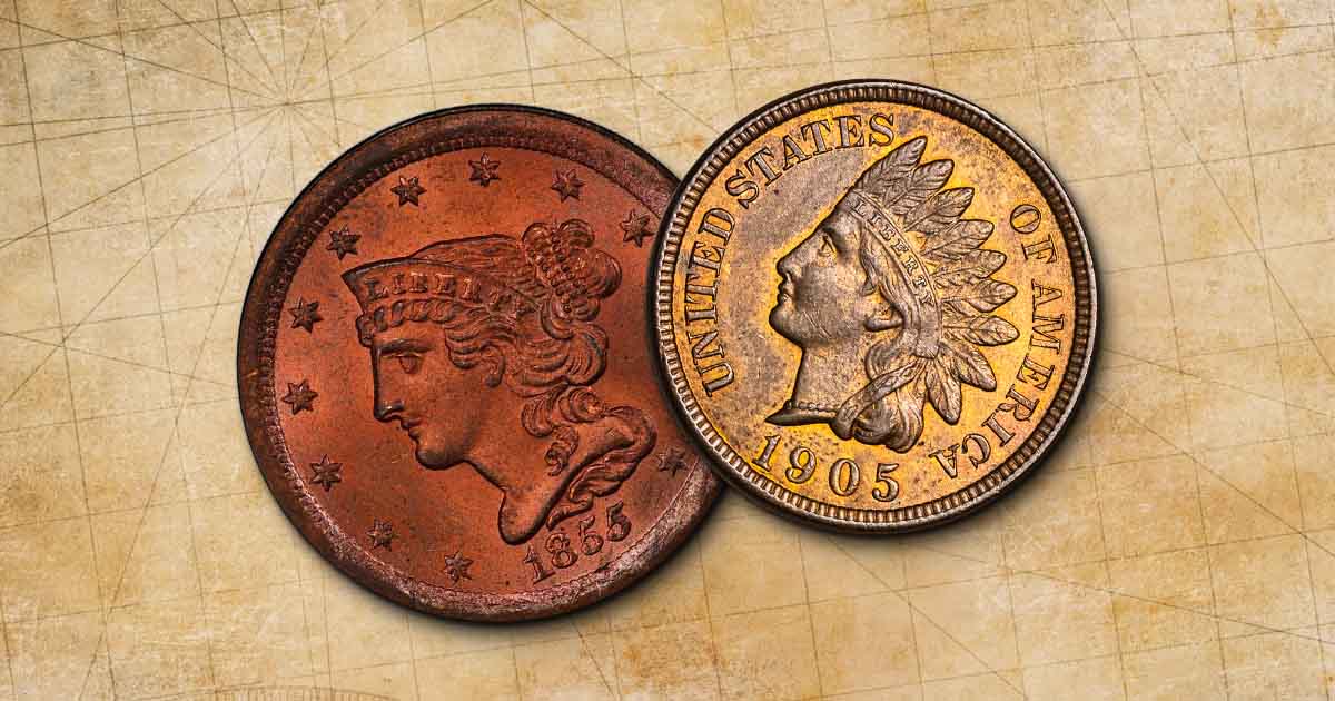 What Color is Your Copper Coin? - Grading Them
