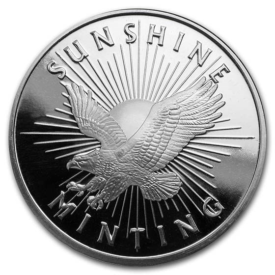 1 ounce SMI Sunshine Round