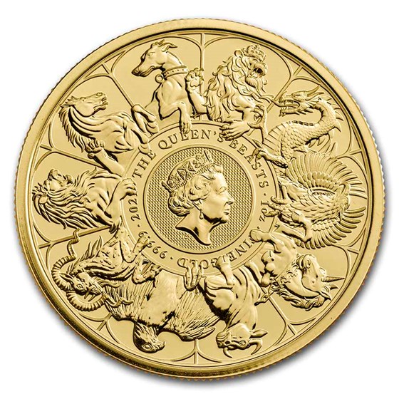 2021 Gold Queen's Beasts Completer Coin