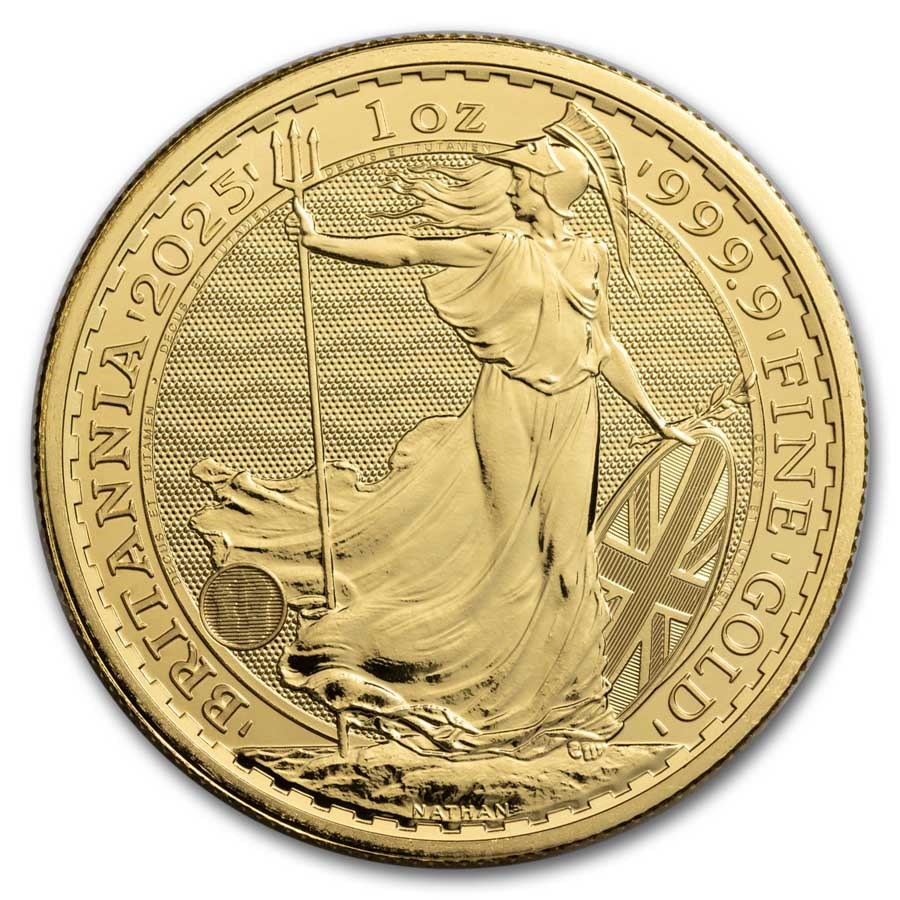 2025 1 ounce Gold Britannias