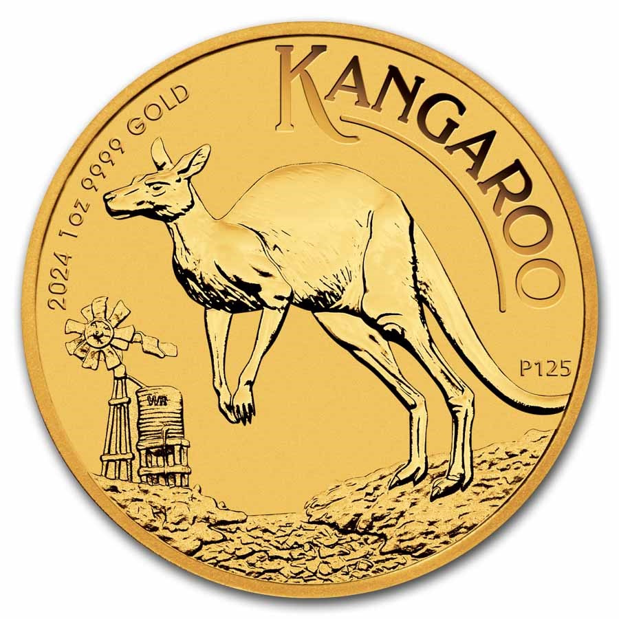 2024 1 ounce Gold Kangaroo Coin