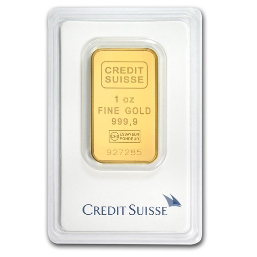 1 oz Gold Bar from Credit Suisse