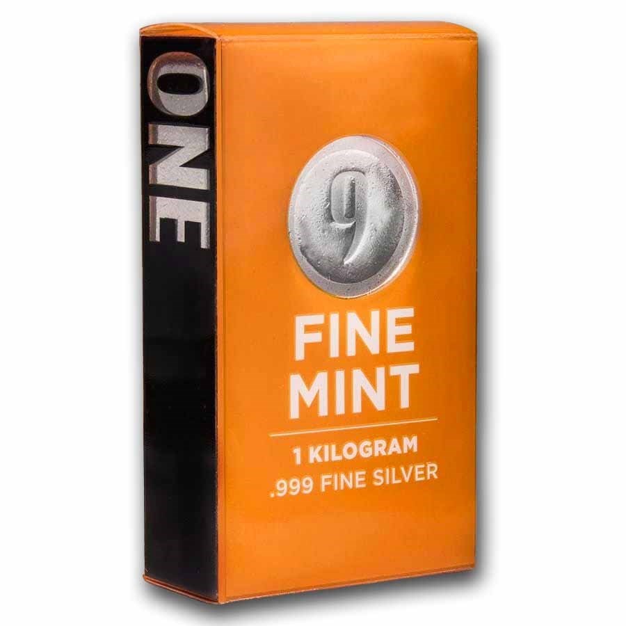 9Fine Mint Silver Bar with Custom Packaging