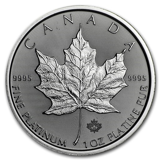 Platinum 1 oz Maple Leaf Coin