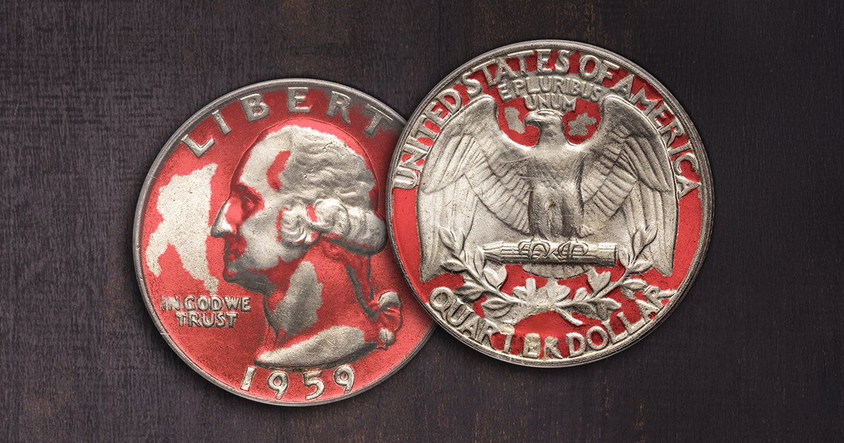 Why Are Some Quarters Painted Red? 