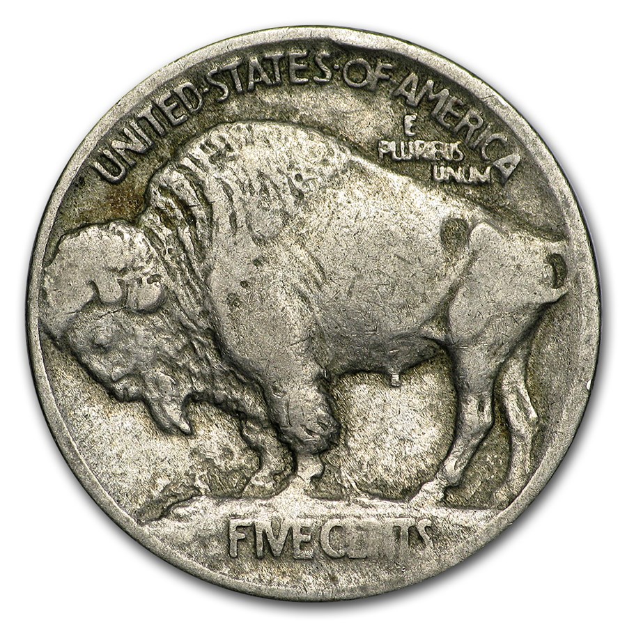 reverse of the buffalo nickel