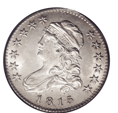 Capped Bust Quarter 1815