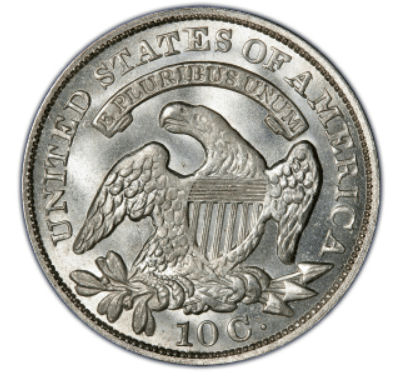 Capped Bust Dime Reverse