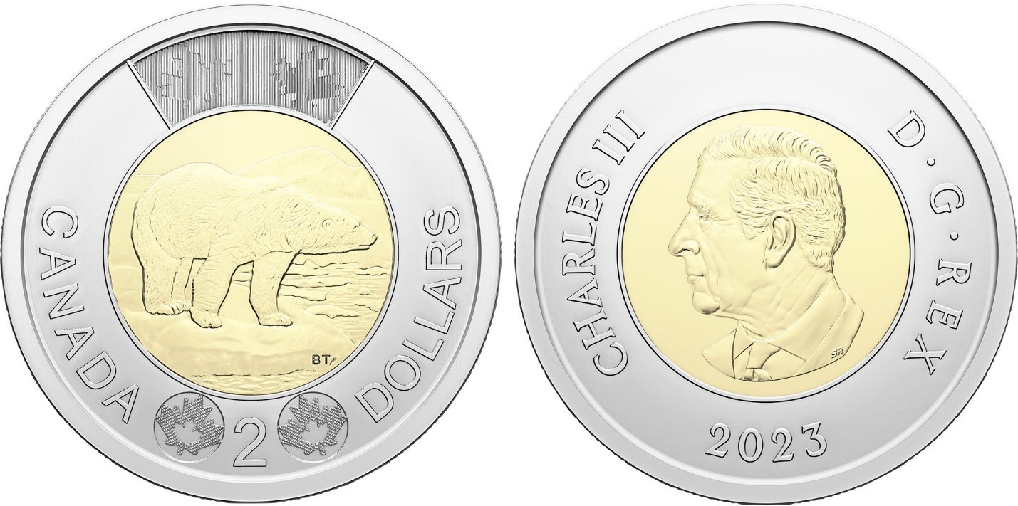 New Toonie Design 2023 Obverse and Reverse