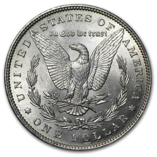 morgan silver dollar reverse