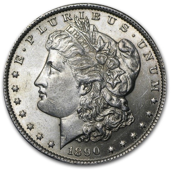 morgan silver dollar obverse